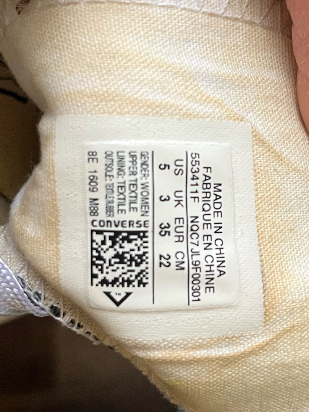 Converse Kids Light Gray High-Top Sneakers - Picture 3 of 3